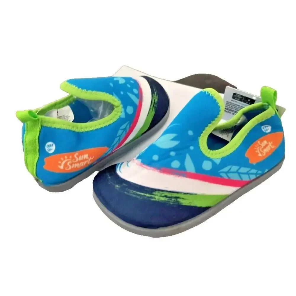 Sun Smart Hi-Top Kids Water Shoes Size: Medium 7-8 Lobster UPF 50+ New